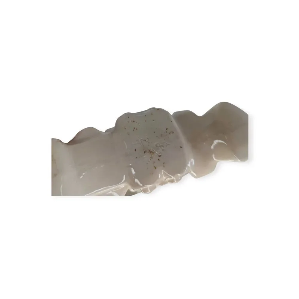 Ceramic Train Off White Planter w/Fake Ivy